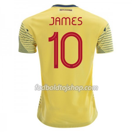 Colombia James Rodriguez 10 Hjemmebanetrøje Copa América 2019 S/S